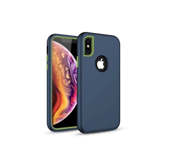 iLike Xiaomi Redmi Note 7 Defender Solid 3in1 Case Navy Blue