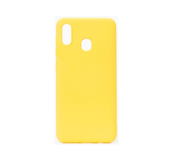 Evelatus Samsung Galaxy A20E Nano Silicone Case Soft Touch TPU Yellow