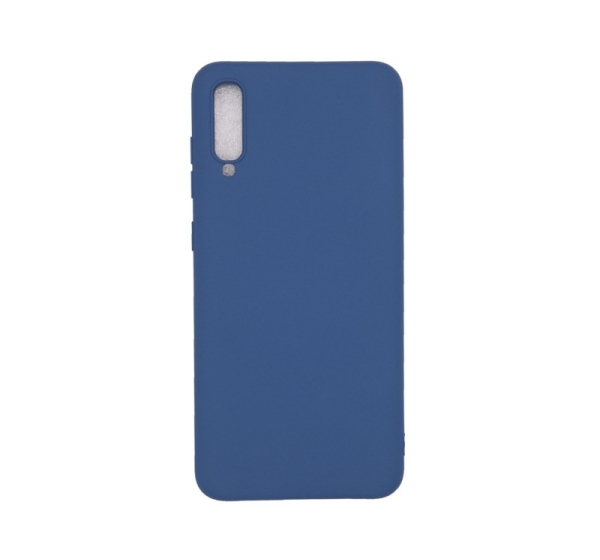 Evelatus Samsung Galaxy A70 Nano Silicone Case Soft Touch TPU Dark Blue