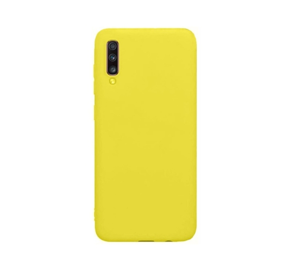 Evelatus Samsung Galaxy A70 Nano Silicone Case Soft Touch TPU Yellow