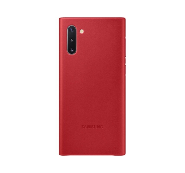 Samsung Galaxy Note 10 Leather Cover case Red