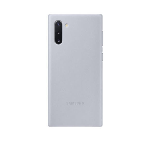 Samsung Galaxy Note 10 Leather Cover Gray