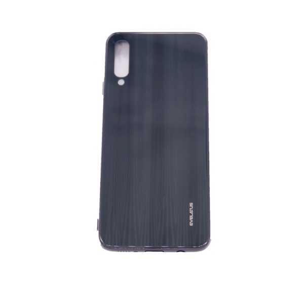 Evelatus Samsung Galaxy A50 Water Ripple Full Color Electroplating Tempered Glass Black