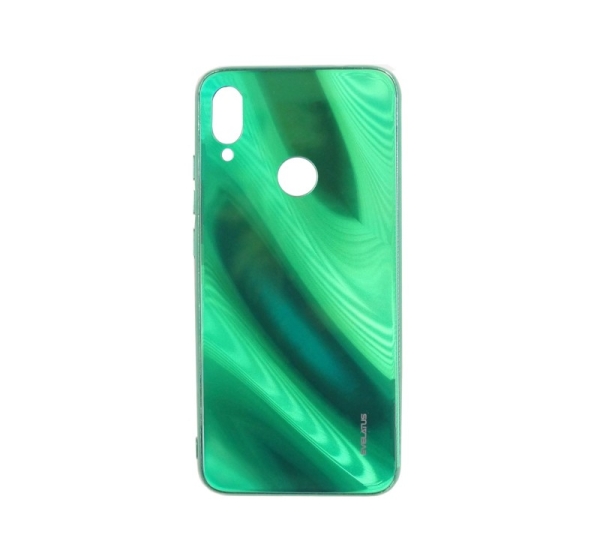 Evelatus Xiaomi Note 7 Water Ripple Full Color Electroplating Tempered Glass Case Green