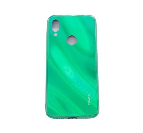 Evelatus Xiaomi Redmi 7 Water Ripple Full Color Electroplating Tempered Glass Case Green
