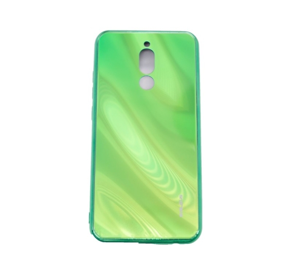 Evelatus Xiaomi Redmi 8 Water Ripple Full Color Electroplating Tempered Glass Green