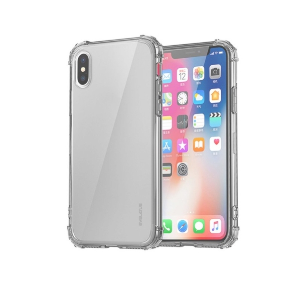 Evelatus Xiaomi Redmi Note 8 / Redmi Note 8 2021 Military Shockproof Silicone Case TPU Black