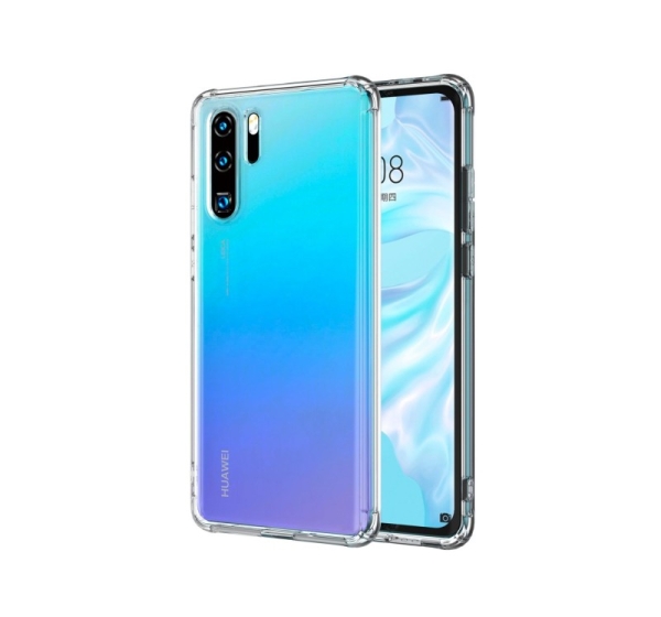 Evelatus Huawei P30 Pro Military Shockproof Silicone Case TPU Transparent