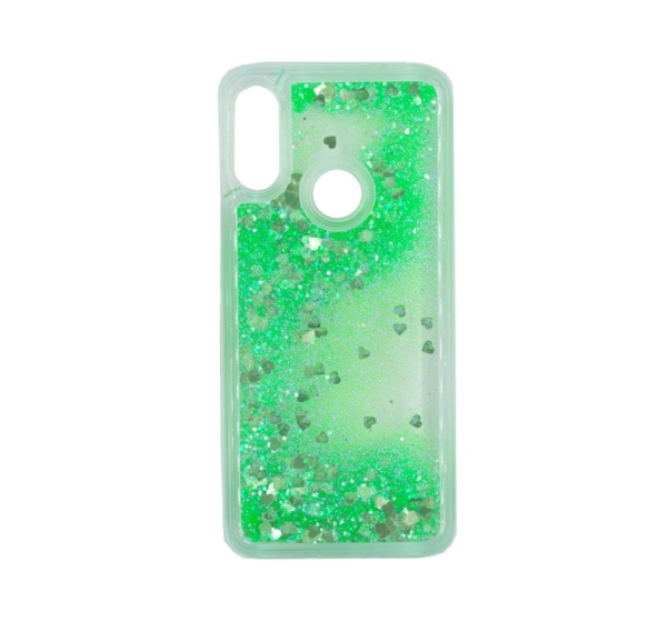 Evelatus Xiaomi Redmi 7 Shining Quicksand Case Green