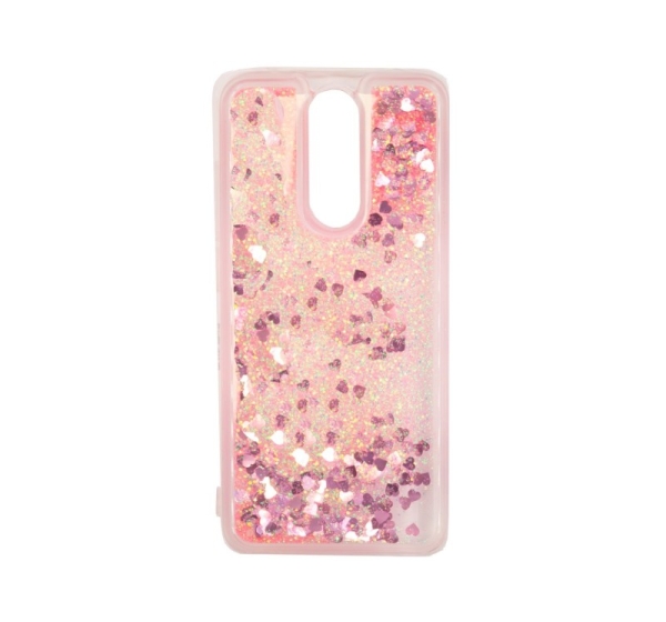 Evelatus Xiaomi Redmi 8 Shining Quicksand Case Pink