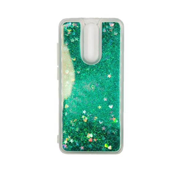 Evelatus Xiaomi Redmi 8 Shining Quicksand Case Green
