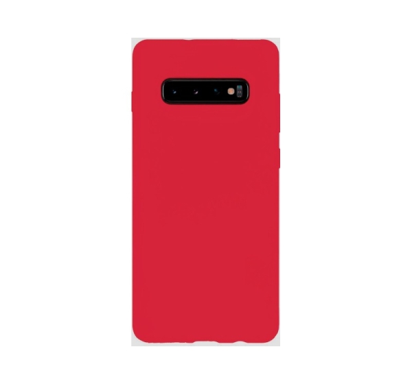 Evelatus Samsung Galaxy S10 Nano Silicone Case Soft Touch TPU Red