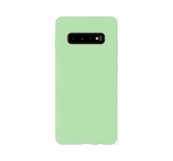 Evelatus Samsung Galaxy S10 Nano Silicone Case Soft Touch TPU Mint