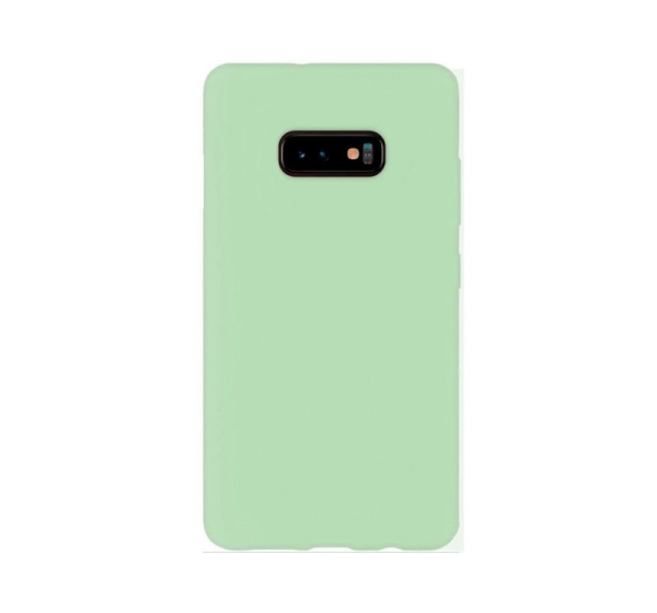 Evelatus Samsung Galaxy S10e Nano Silicone Case Soft Touch TPU Mint
