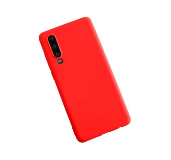 Evelatus Huawei P30 Nano Silicone Case Soft Touch TPU Red
