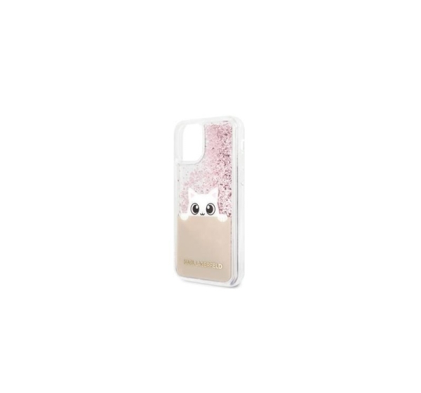 Guess Apple iPhone 11 Pro Glitter Peek and Boo Cover Pink