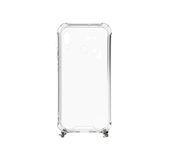Evelatus Xiaomi Note 7 Silicone Transparent with Necklace TPU Strap Space Gray