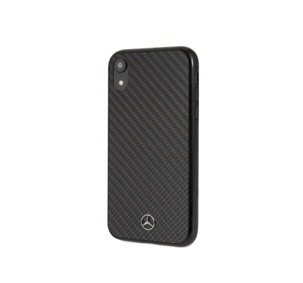 Mercedes-Benz Apple iPhone XR Hard Case Real Carbon Fiber Black