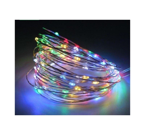 200 LED ielas virtene, zaļš vads, mirgojošie N/A Blue