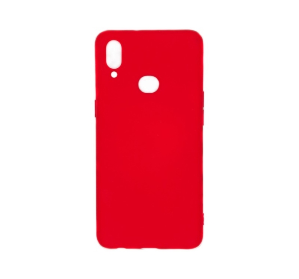 Evelatus Samsung Galaxy A10s Nano Silicone Case Soft Touch TPU Red
