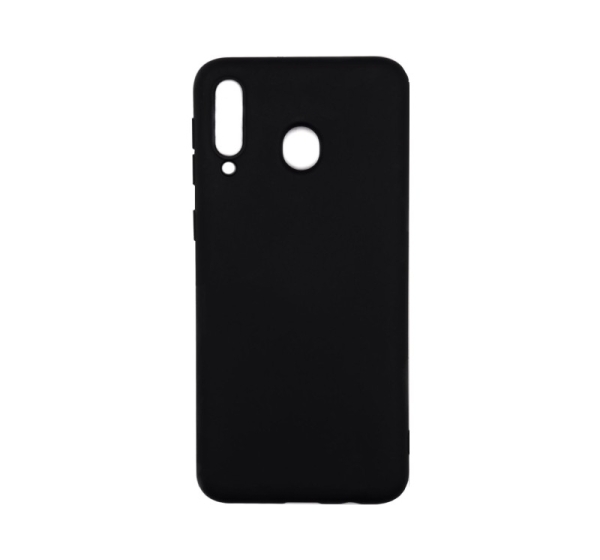 Evelatus Samsung Galaxy A40s Nano Silicone Case Soft Touch TPU Black