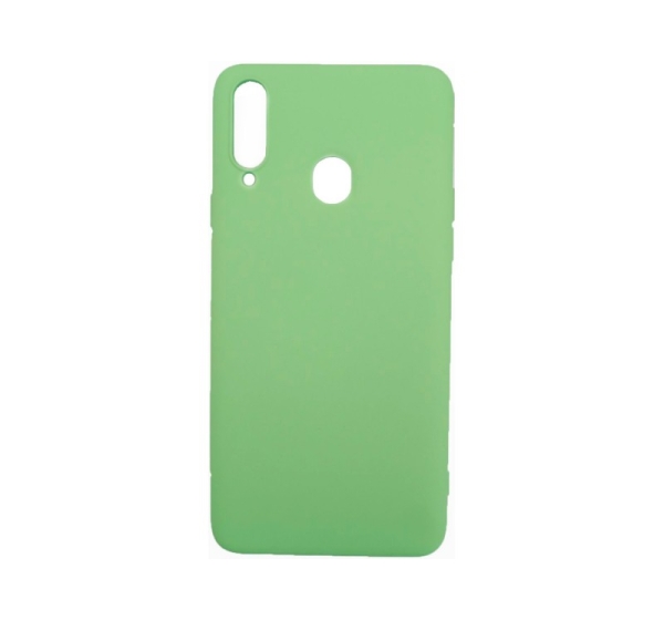 Evelatus Samsung Galaxy A20s Nano Silicone Case Soft Touch TPU Green