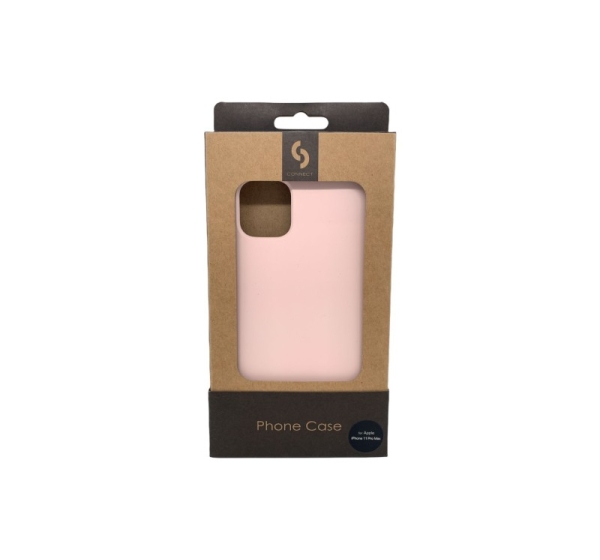Connect Apple iPhone 11 Pro Max Soft Case with bottom Pink Sand