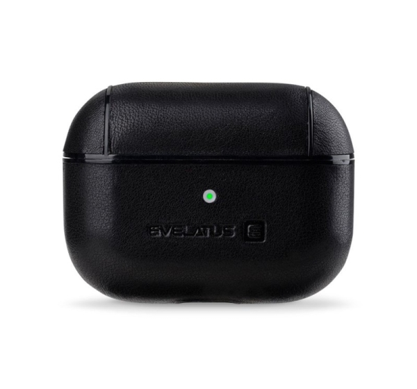 Evelatus Apple AirPods Pro Leather Protective Case Black