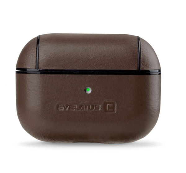 Evelatus Apple  AirPods Pro Leather Protective Case Brown