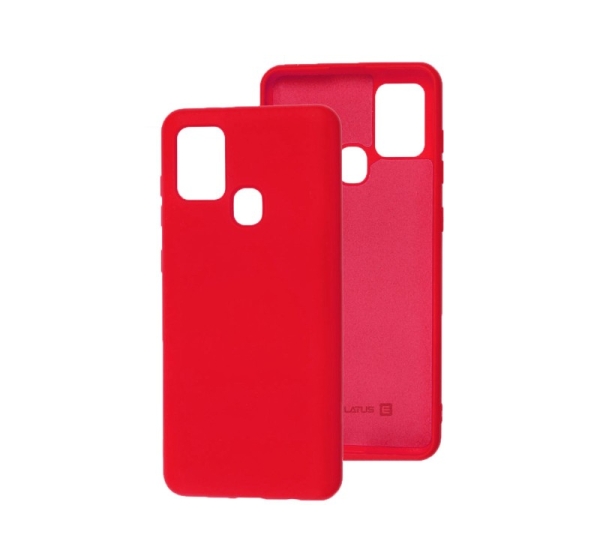 Evelatus Samsung Galaxy A21s Nano Silicone Case Soft Touch TPU Red