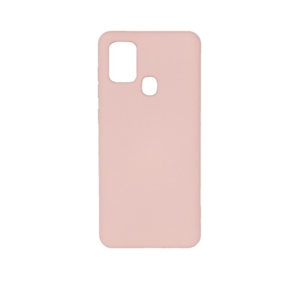 Evelatus Samsung Galaxy A21s Nano Silicone Case Soft Touch TPU Beige