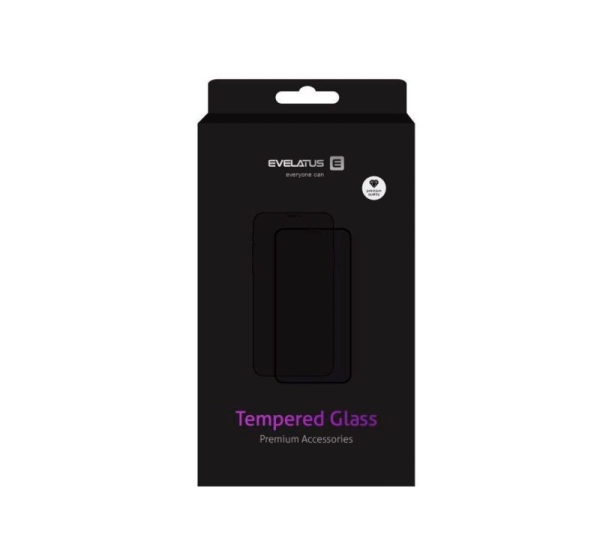 Evelatus Huawei Huawei Y5P 2020 2.5D Full Cover Japan Glue Glass Anti-Static