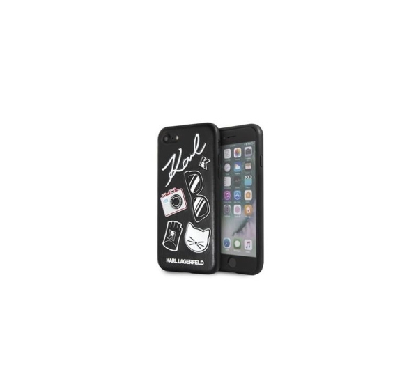 Karl Lagerfeld Apple iPhone 7/8/SE2020 Pins Hard Case Black Black