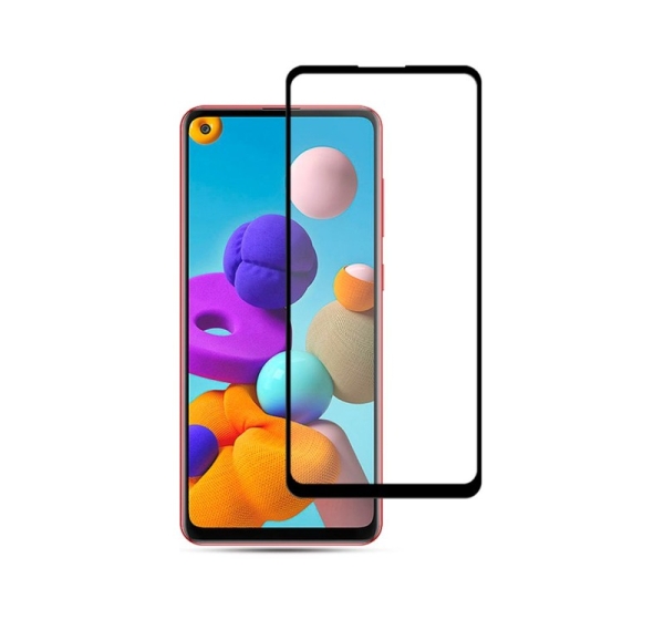 iLike Samsung Samsung A21s 2.5D Black Frame Full Glue