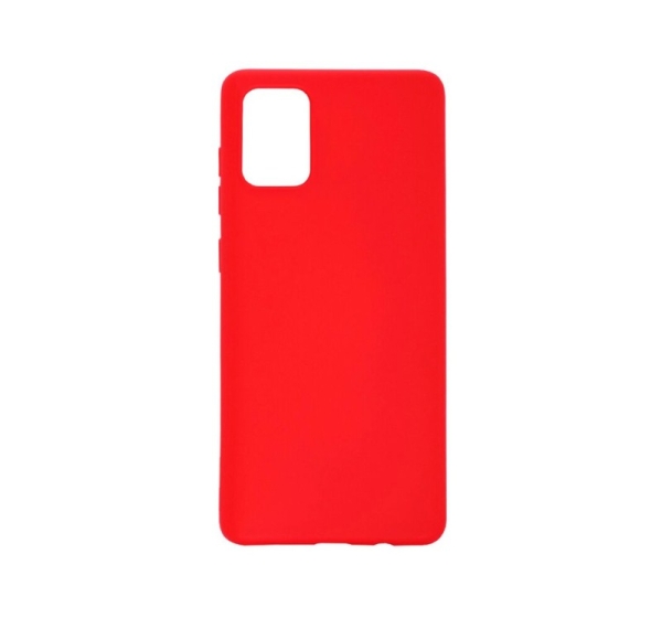 Evelatus Samsung Galaxy A31 Nano Silicone Case Soft Touch TPU Red