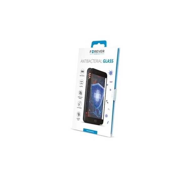 Forever Apple iPhone XR/11 Antibacterial Tempered Glass Black