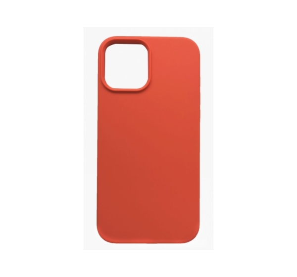 Evelatus Apple iPhone 12 Pro Max Premium Soft Touch Silicone Case Orange