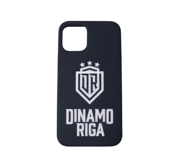 Evelatus iPhone 12 Pro Soft Touch Silicone Case DR Logo N4 White Black