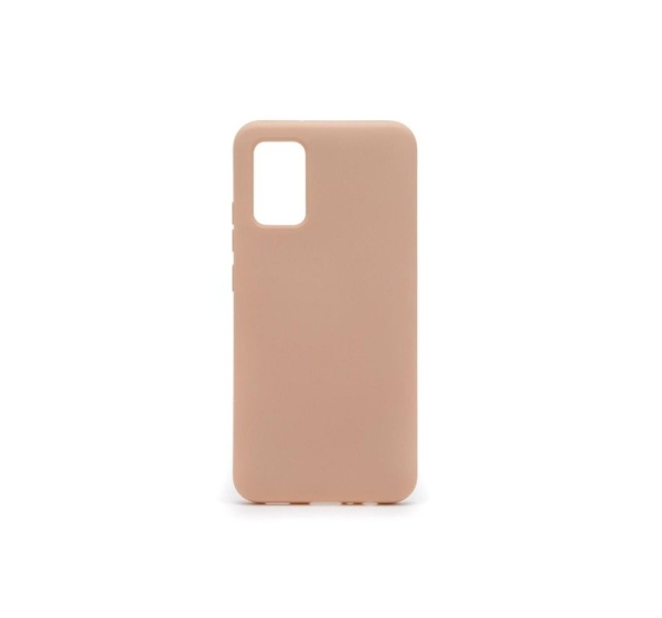 Evelatus Samsung Galaxy A02s Nano Silicone Case Soft Touch TPU Beige
