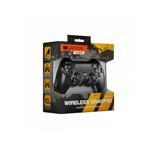 Canyon Gaming Wireless Gamepad GP-W5 with Touchpad for PS4 Black