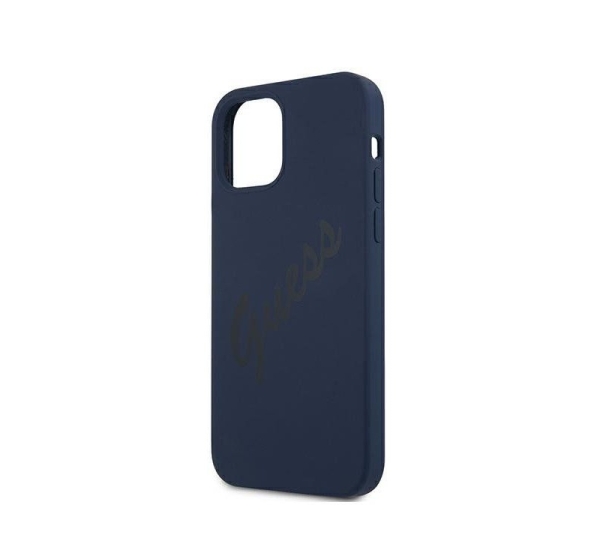 Guess Apple iPhone 12 Mini 5.4'' Vintage Cover Blue