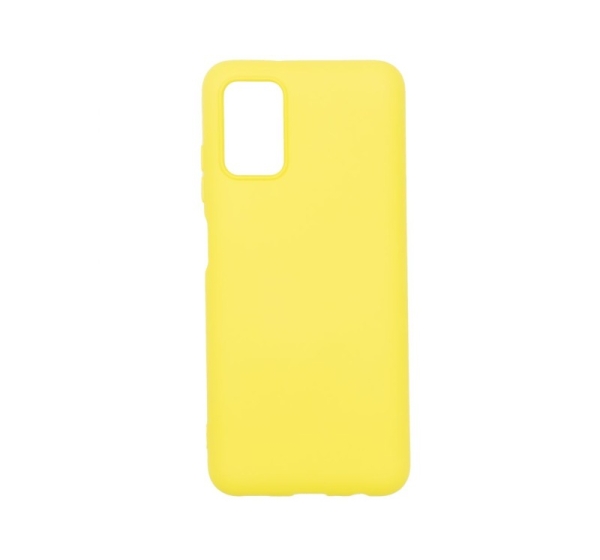 Evelatus Samsung Galaxy A03s Soft Touch Silicone Case Yellow