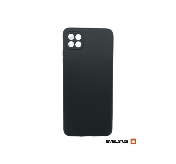 Evelatus Samsung Galaxy A22 5G Premium Soft Touch Silicone Case Black