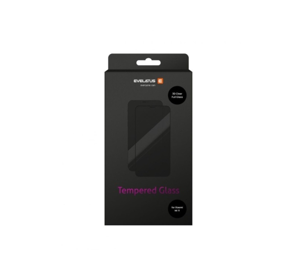 Evelatus Xiaomi Mi 11 2.5D Full Cover Japan Glue Glass Anti-Static