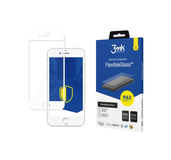 3MK Apple iPhone 7/8 Plus White FlexibleGlass Max