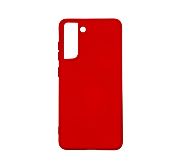 Evelatus Samsung Galaxy S21 FE Nano Silicone Case Soft Touch TPU Red