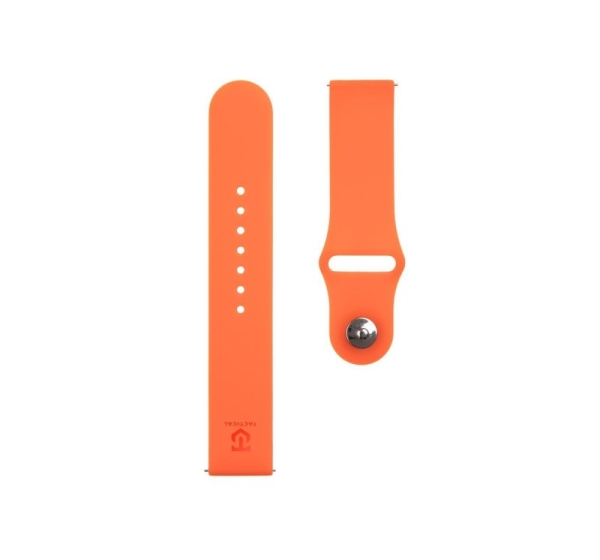 Tactical 22mm Silicone Watch Strap and Watch Band Orange