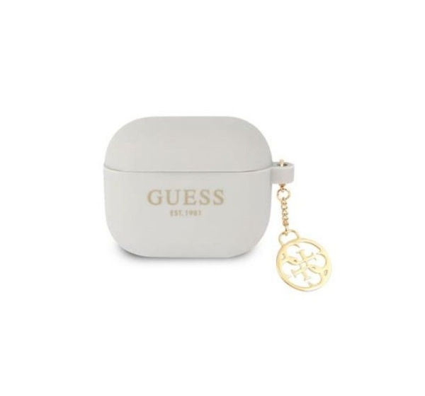 Guess Apple Charms Silicone Case for Airpods 3 Grey