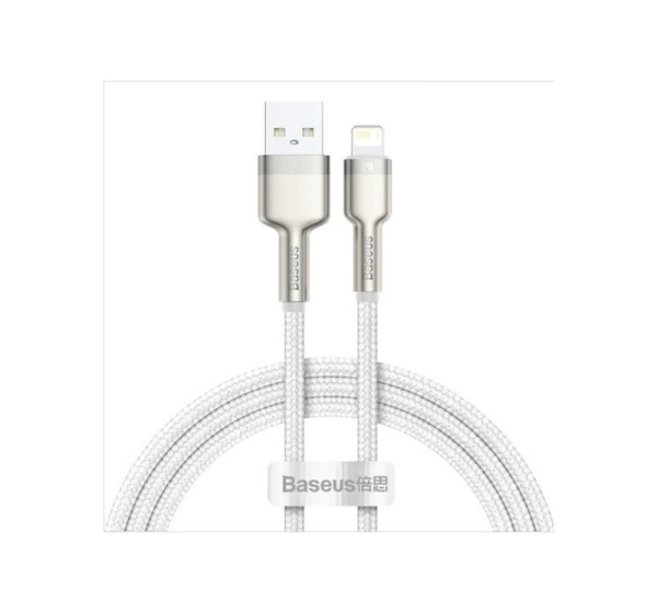 Baseus Cable Cafule Metal USB - Lightning 1,0 m 2,4A White
