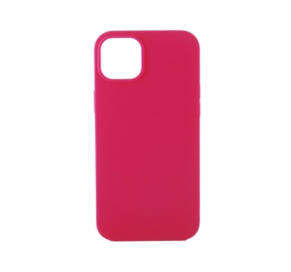 Evelatus Apple iPhone 14 Plus 6.7 Premium Soft Touch Silicone Case Rosy Red